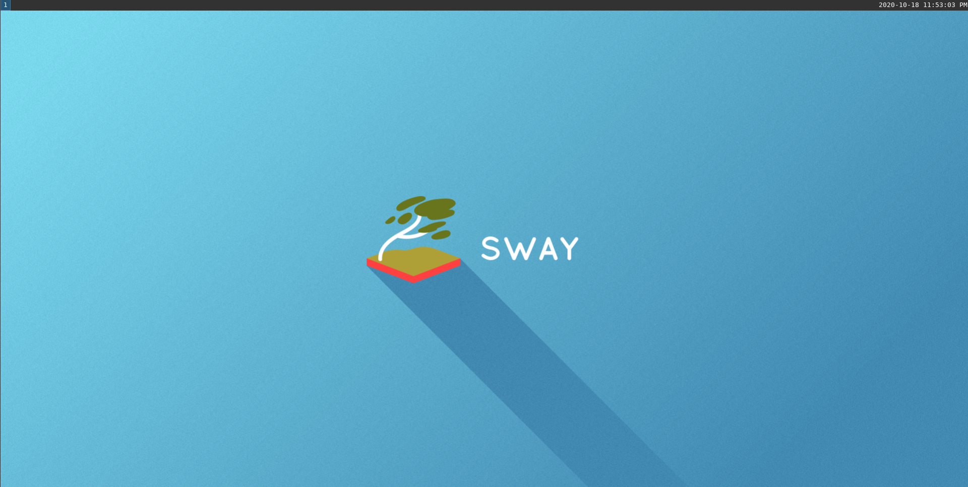 Sway welcome page
